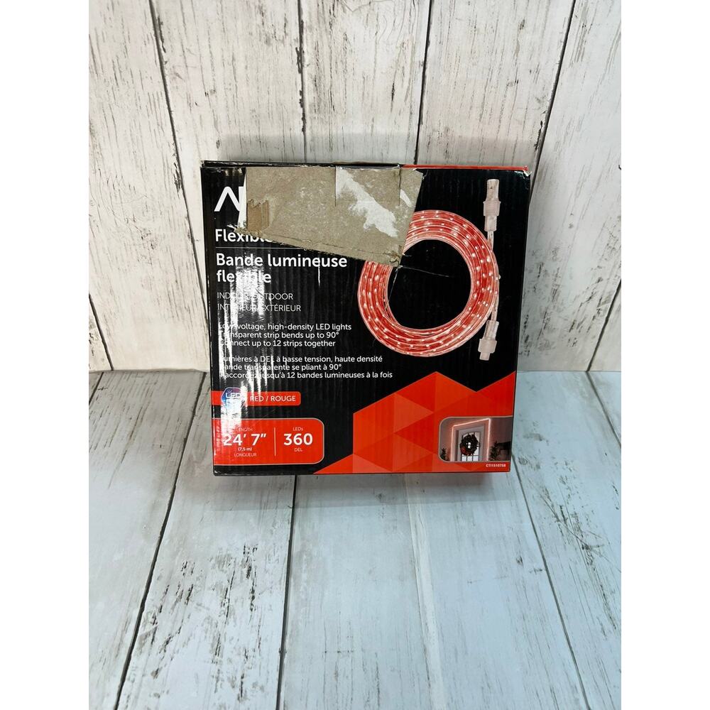 LED lights red 24' 7" length